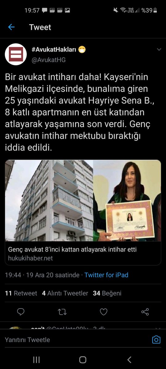 Bir meslektaşımızı bir çocuğumuzu kaybettiğimizi öğrenmenin üzüntüsünü yaşıyorum. Allah rahmet etsin.  Demek ki bu sonun olmaması için ne gerekiyorsa yapamamamışız pic.x.com/mw79NoPfes