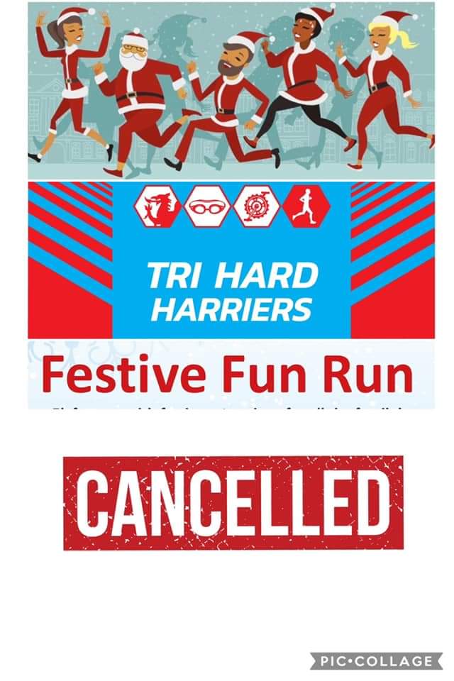 💙 Tri Hard Session Cancelled! ❤️

Due to the immediate Lockdown from Midnight tonight in Wales, the planned Festive Fun Run tomorrow has to be officially cancelled 😭

It would be great to see ALL of tri hard still getting out albeit on their own tomorrow morning for a run.

1/2