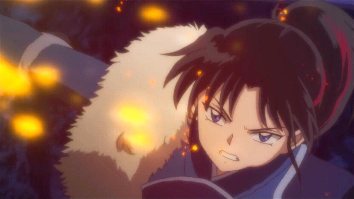 Cowards don't have the courage to move forward. She needs to prove she is courageous enough, against her circumstances. She needs to allow people come closer to her. Isolation is a step towards cowardice. Unity makes us "strong" and "determined". End of Thread #半妖の夜叉姫