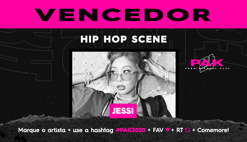 k4usportal's tweet photo. 🌟  VENCEDORES DO #PAK2020 🌟 

➡️CATEGORIA: HIP HOP SCENE
🏆VENCEDOR: JESSI 

#⃣ Lembre de usar #PAK2020 em todas as redes sociais
Patrocinado por: @kittenkstore @kstoremama @anencore_store @storehoshi @sarangasian https://t.co/ohcXcAxACv