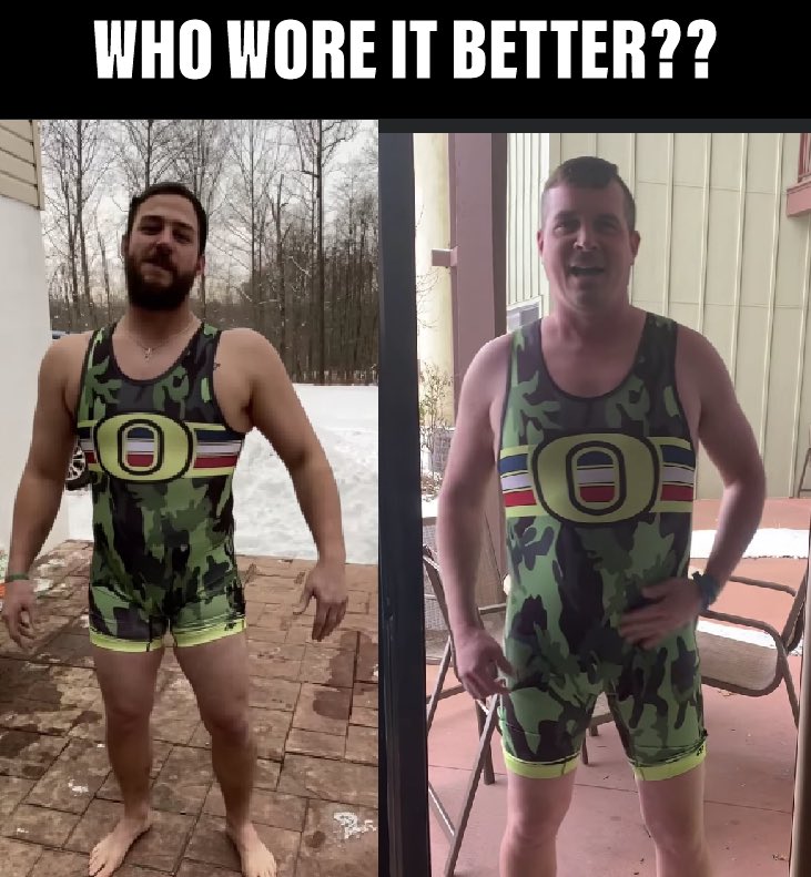 WrestlingRidge's tweet photo. Who wore it better? Coach Deputy or Coach Gibbons? 🤼 https://t.co/iwYsmeNib8