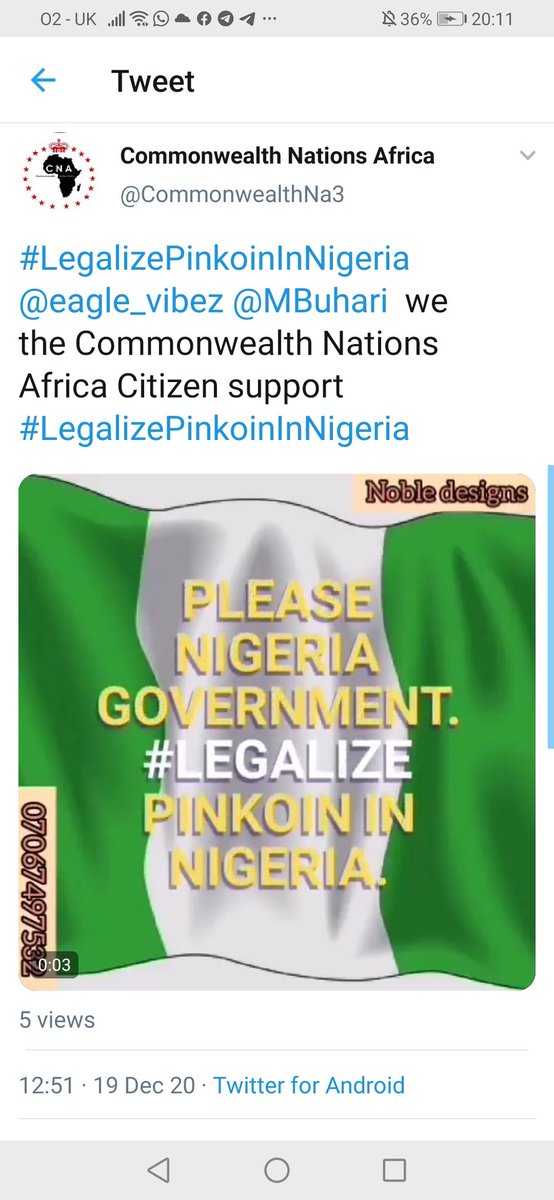 CommonwealthNa3's tweet photo. We the Commonwealth Nations Africa Citizen support #LegalizePinkoinInNigeria https://t.co/DfTgvWgIeg