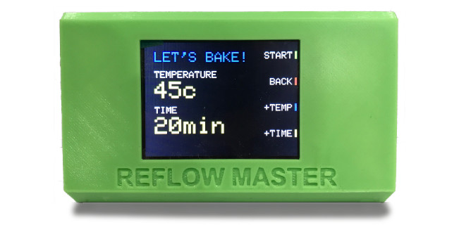 unexpectedmaker's tweet photo. #reflowmaster code v2.01 is out!
Change list is available here with the updated code:
https://t.co/sYPxZg5H6V

And I’ve also added the green case as an option to my stores as it seems everyone loves the colour! https://t.co/LNgtxvPHV7