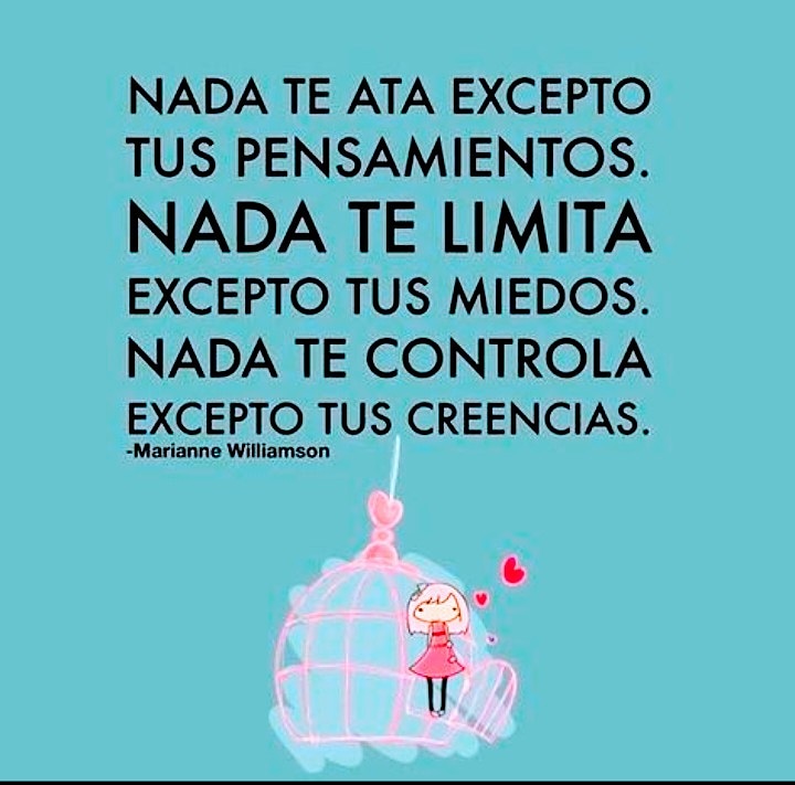 "Nada te ata, excepto tus pensamientos, 

nada te limita, excepto tus miedos, 

nada te controla excepto tus creencias."

-Marianne WIlliamson, 
autora i activista.

#CancerWarrior
#CancerFighter

#CancerDeMamaSurvivor