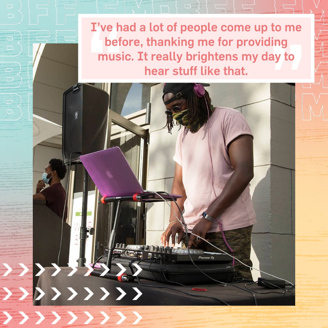 BFFdotFM's tweet photo. “My show, The UK Show, plays an eclectic mix of grime, hip-hop, R&amp;B, drum and bass, dancehall and garage...” - @Milesotway.  Make a gift to https://t.co/ZrPEjk2LUx during our end of year fundraiser at https://t.co/1LdW11vm6x and we'll keep the tunes flowing! https://t.co/TukVrErt3N