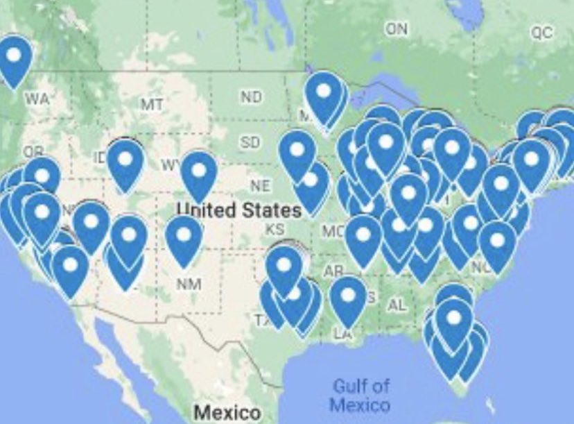 Reed on X: Current @MrBeastBurger locations. We will expand to every state  as quick as we can. Everyone enjoy!  / X