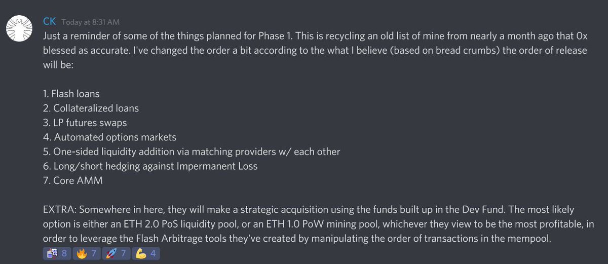 When is phase 1 and what will happen in it? Stop with when. They are working on it and it will come when it’s perfected. The what? there are a few different extremely important articles, twitter threads, and chat screenshots you should read. Let’s start with a discord recap5/12
