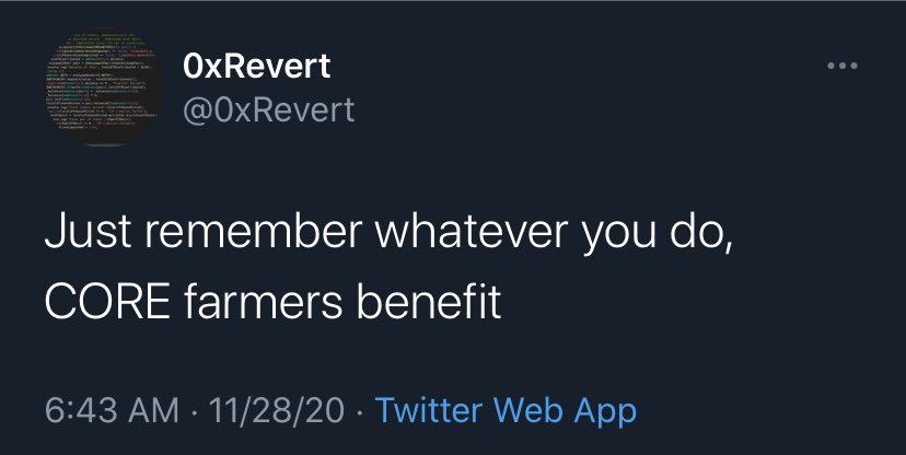 Last but not least, always remember the most important part of  $core and the underlying value.Shout out  @cryptomemez for putting a legendary quote into a legendary meme.12/12