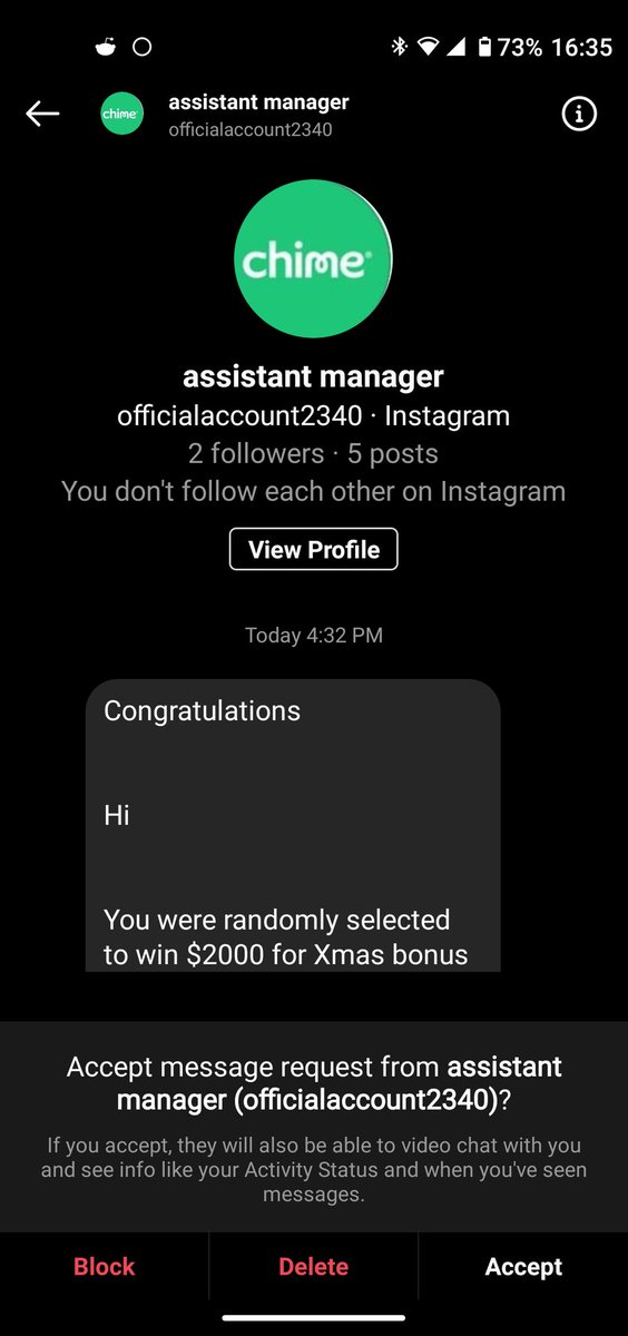 DiceAddict's tweet image. Hey, @Chime the spammers are spreading...