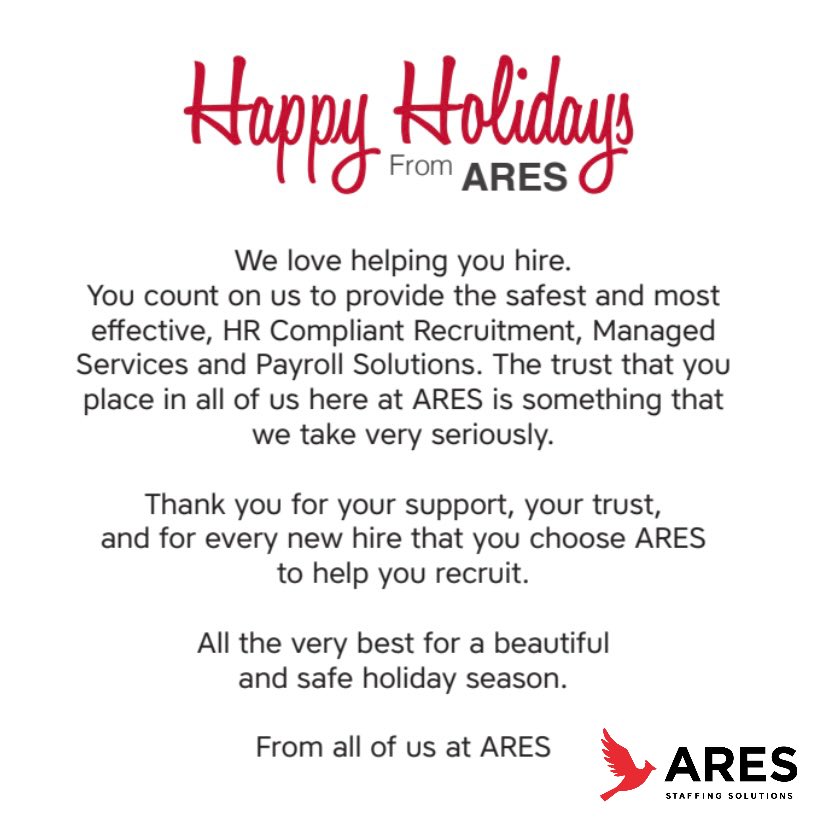 ARES Staffing tweet media
