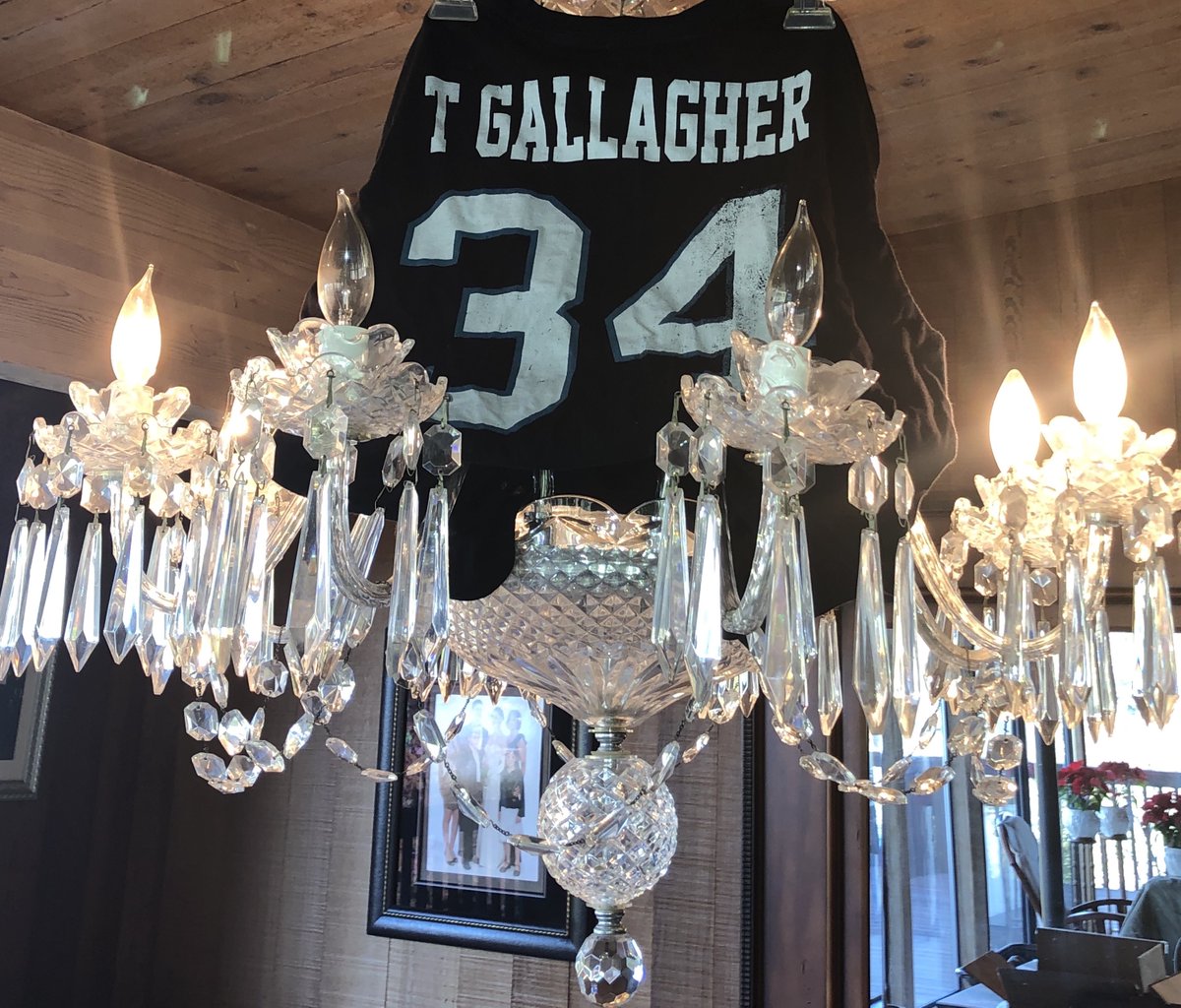 fredgallagher's tweet photo. The Coastal Chanticleer Chandelier has the day off! (west coast version) #MartyandMcgee @Rjgalllagher https://t.co/xctCjBCzBy