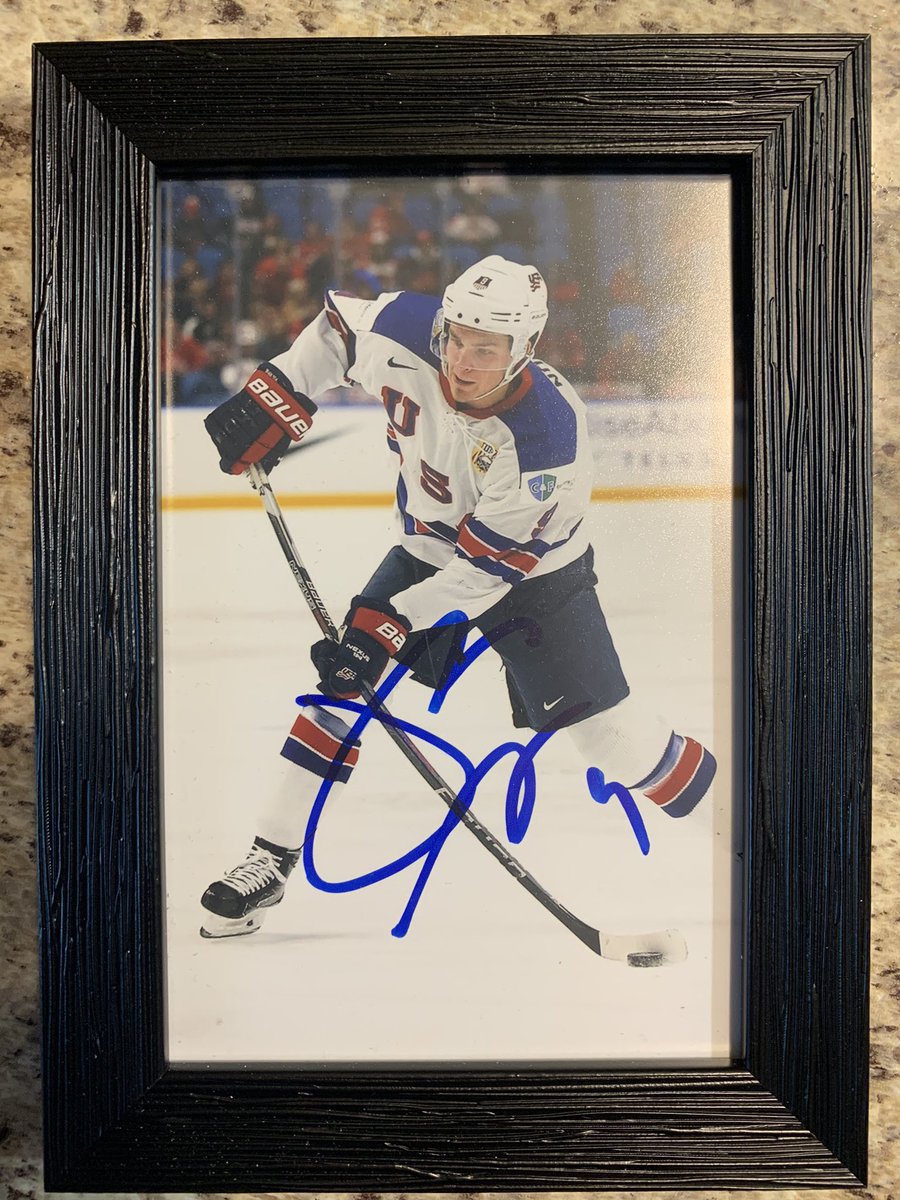THWSenators's tweet photo. GIVEAWAY ALERT! To go along with Derek and Brennan’s prospect rankings, here’s a chance to win a signed Josh Norris World Juniors photo!

follow these instructions:

1) RT this post
2) Respond with your favourite Sens’ prospect
3) Make sure you’re following @newerasens ! https://t.co/6WFj95w3Ed