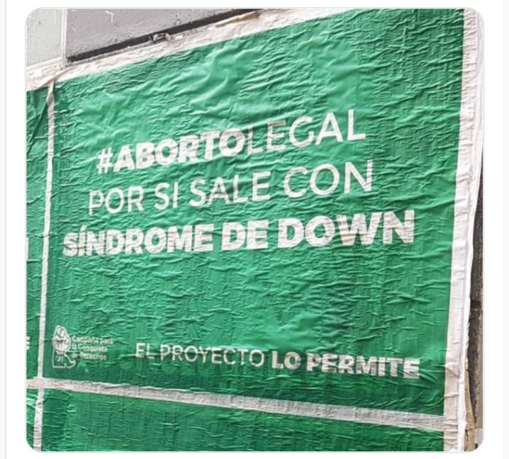 Maricunsh's tweet photo. Si esto te parece una movida sucia, es porque el proyecto que defendés es una basura.

#AbortoLegalAbandonoEstatal 
#SalvemosLas2Vidas https://t.co/O44Toz51KV