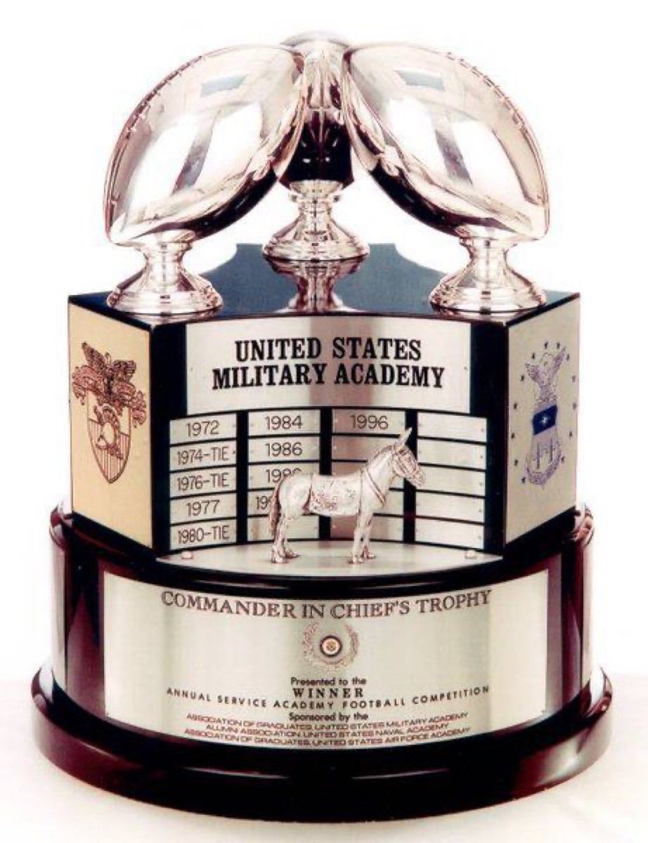PieSensations's tweet photo. Army beats Air Force to bring home the Commander in Chief’s trophy for the third time in last the four years!  #BeatNavy #BeatAirForce https://t.co/jfbz6qqbmU