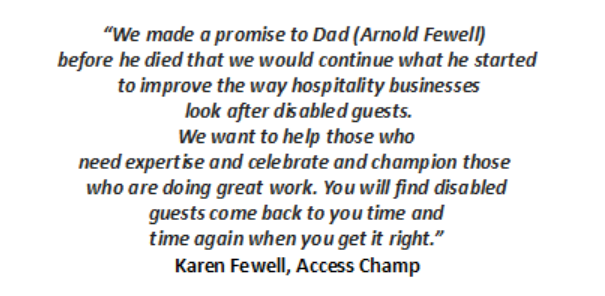 Accessibility is key to every single business. The Purple Pound is significant and we cannot ignore the needs of our disabled guests and colleagues. <a href="/DigitalBlonde/">Karen Fewell</a>  explains her motives for driving accessibility.If you want to learn more, tune into our event tomorrow