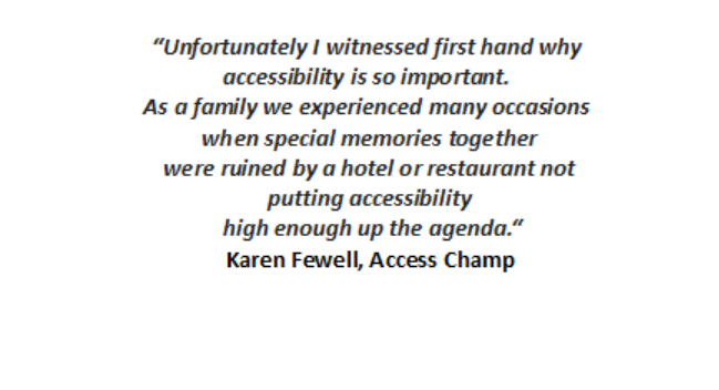 Ahead of our fantastic panel discussing how you can Put Accessibility on Your 2021 Agenda we spoke to <a href="/DigitalBlonde/">Karen Fewell</a>. Karen's father, Arnold, created Access Champ and here she tells us more about the importance of accessibility for all.