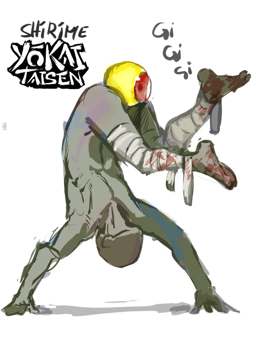 yokai fighters. concepts for a yokai fighting game :)) make some yourself~ 