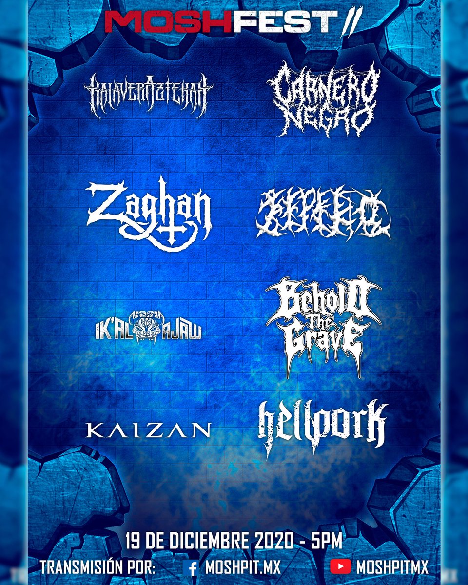 kaizanband's tweet photo. El #moshfest ya arrancó. Véanlo en Facebook o YouTube a través de @moshpitmx https://t.co/78m3oQxgSl