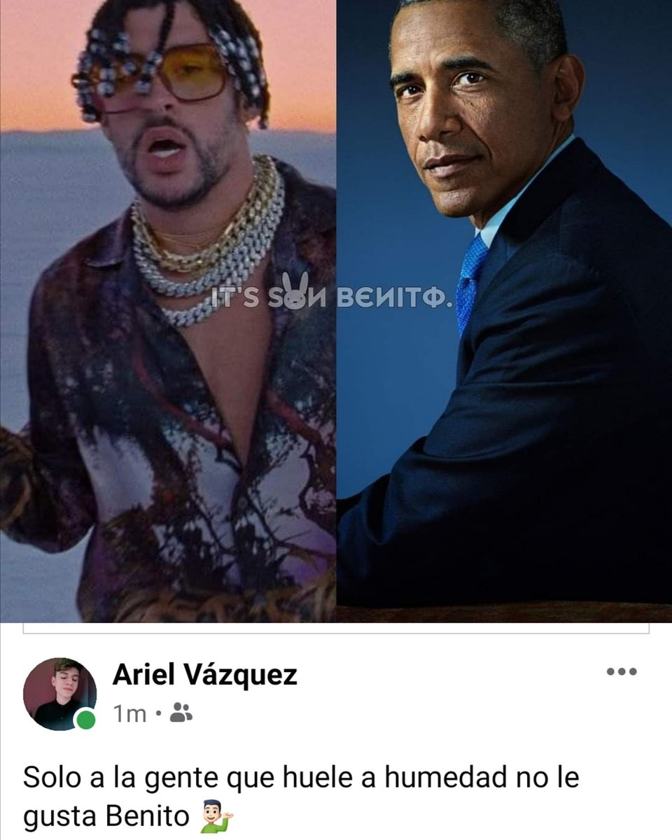 EReposteo's tweet photo. Khe

#badbunny #benito #obama #shitpost #repost #eltrip #eltriprepost #tlaxcala #humornegro #meme https://t.co/si2cgbjzbP