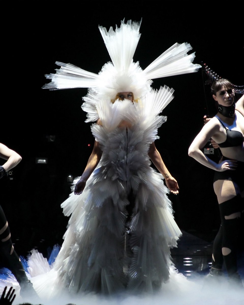 Lady Gaga's Living Dress, designed by the Haus of Gaga and inspired by  Hussein Chalayan (2010)