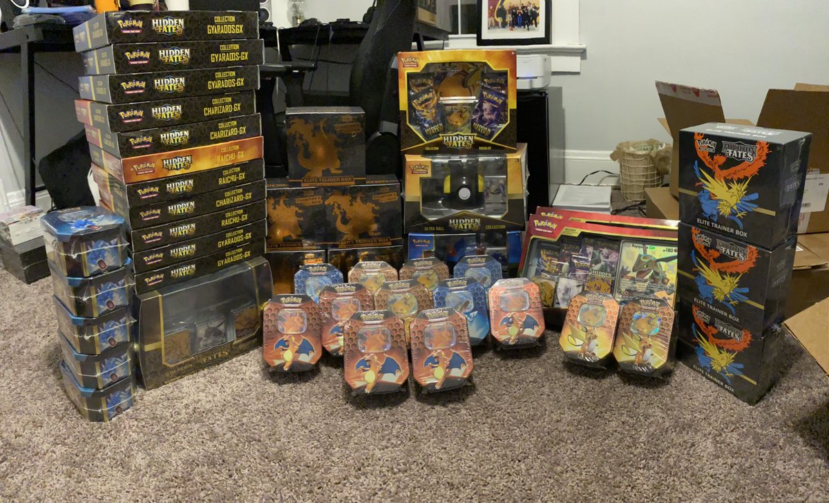 So it looks like I’m good on inventory for a while.... 

Hidden fates ✅