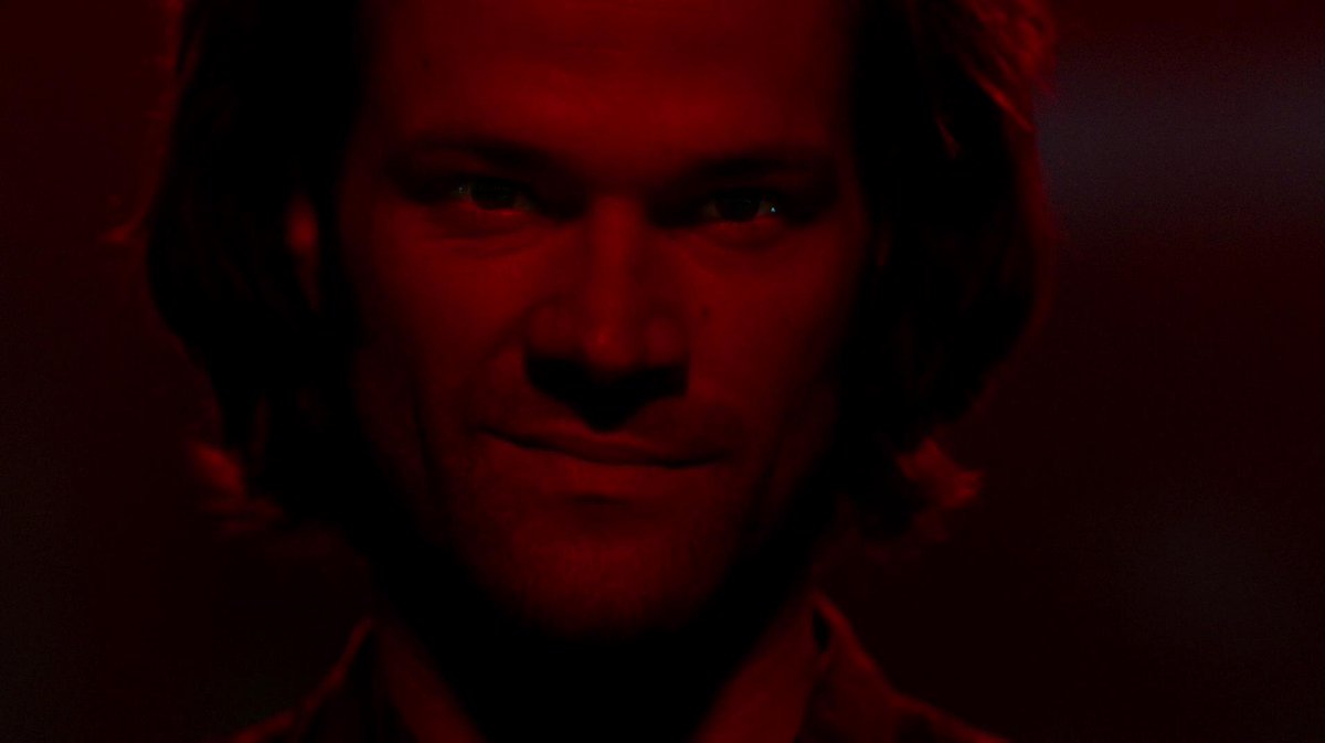 VIII. [creepiness]I know I've already discussed this, but I wanted to add this scene from s14 since it also shows a shift jared does between sam and another version of sam (demon sam in this case). he has the bad smile and the dark look in his eyes, and that shows the shift