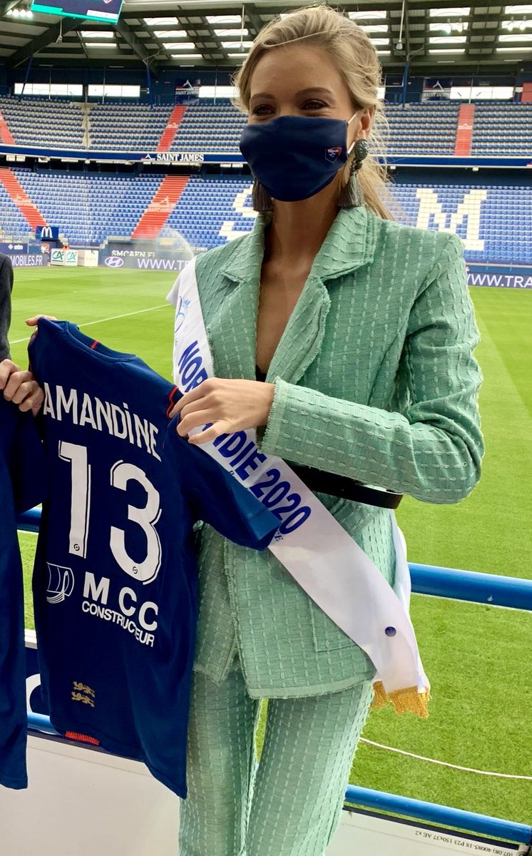 SMCaen's tweet image. 👸 On avait prévenu : #MissFranceEstRougeEtBleu ❤️💙