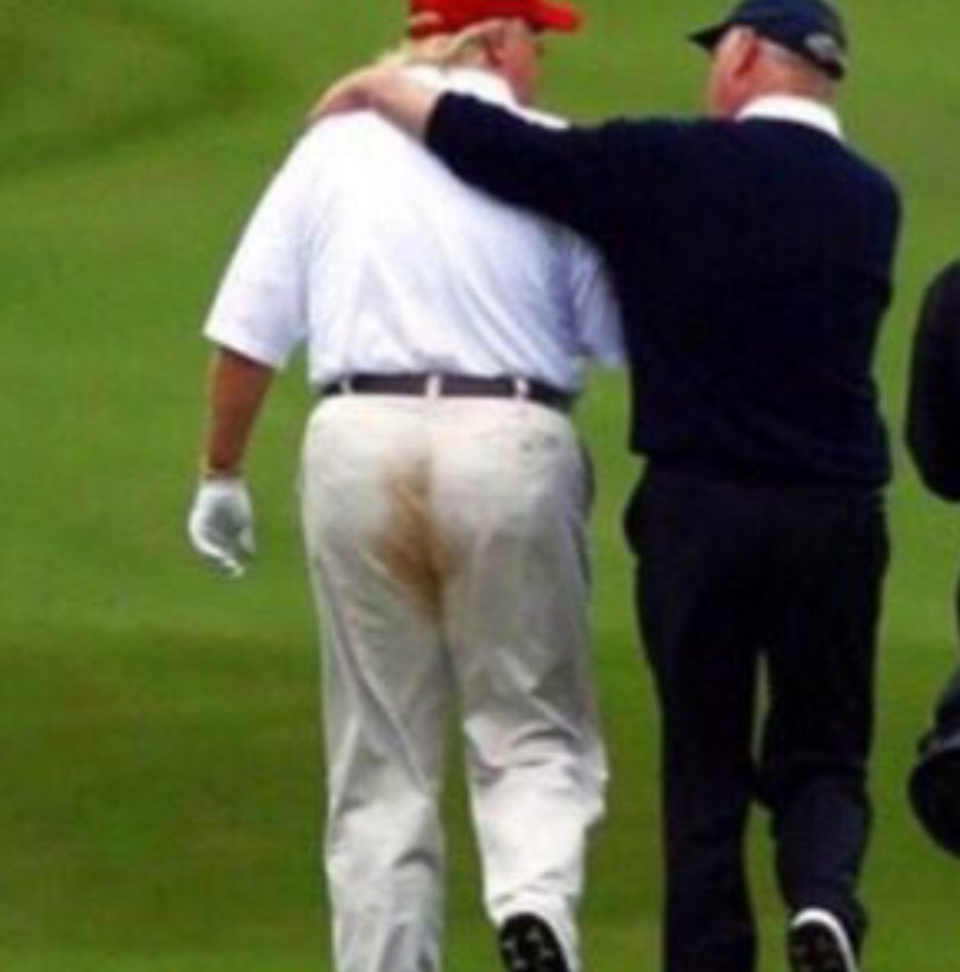 ⁦<a href="/realDonaldTrump/">Donald J. Trump</a>⁩

When you are the POTUS you can do it in your pants and no one will notice??????
