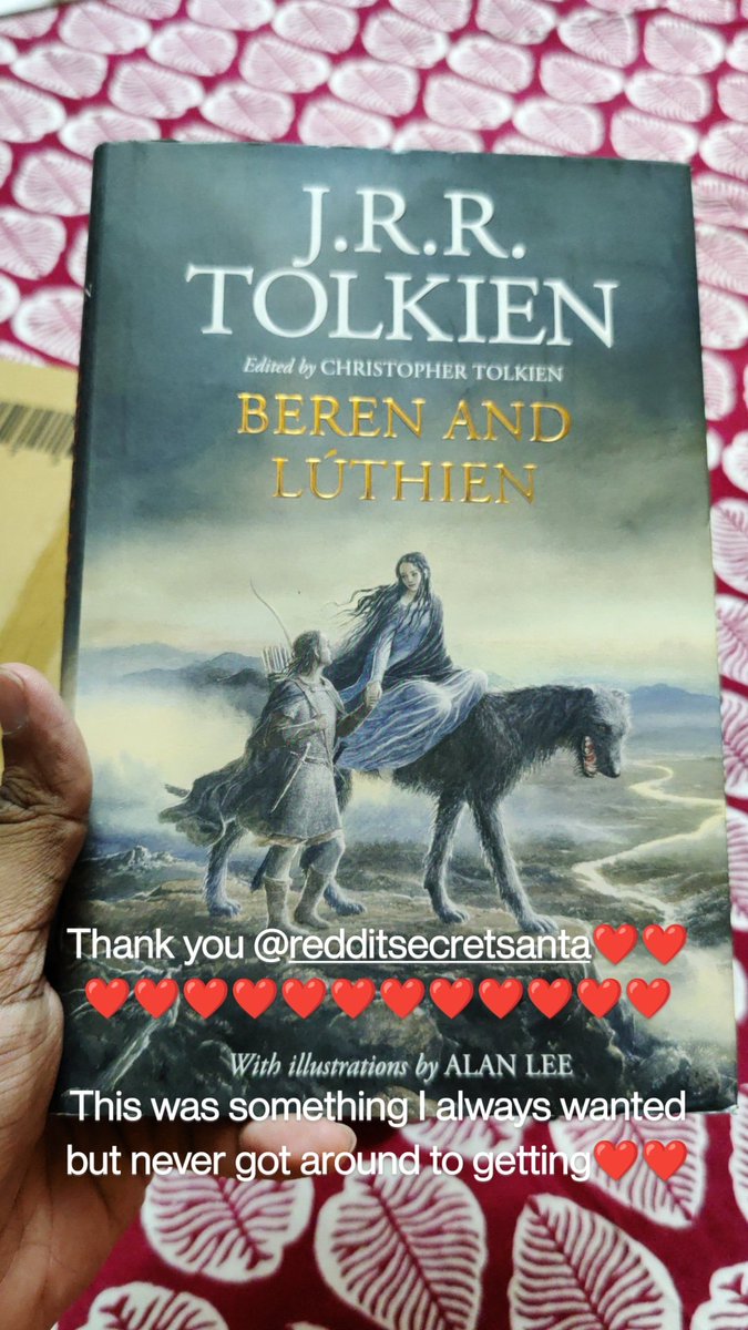 Clinton_Neil's tweet photo. #redditSecretsanta #thankyou #Berenandluthien https://t.co/RofF8v7Fgv