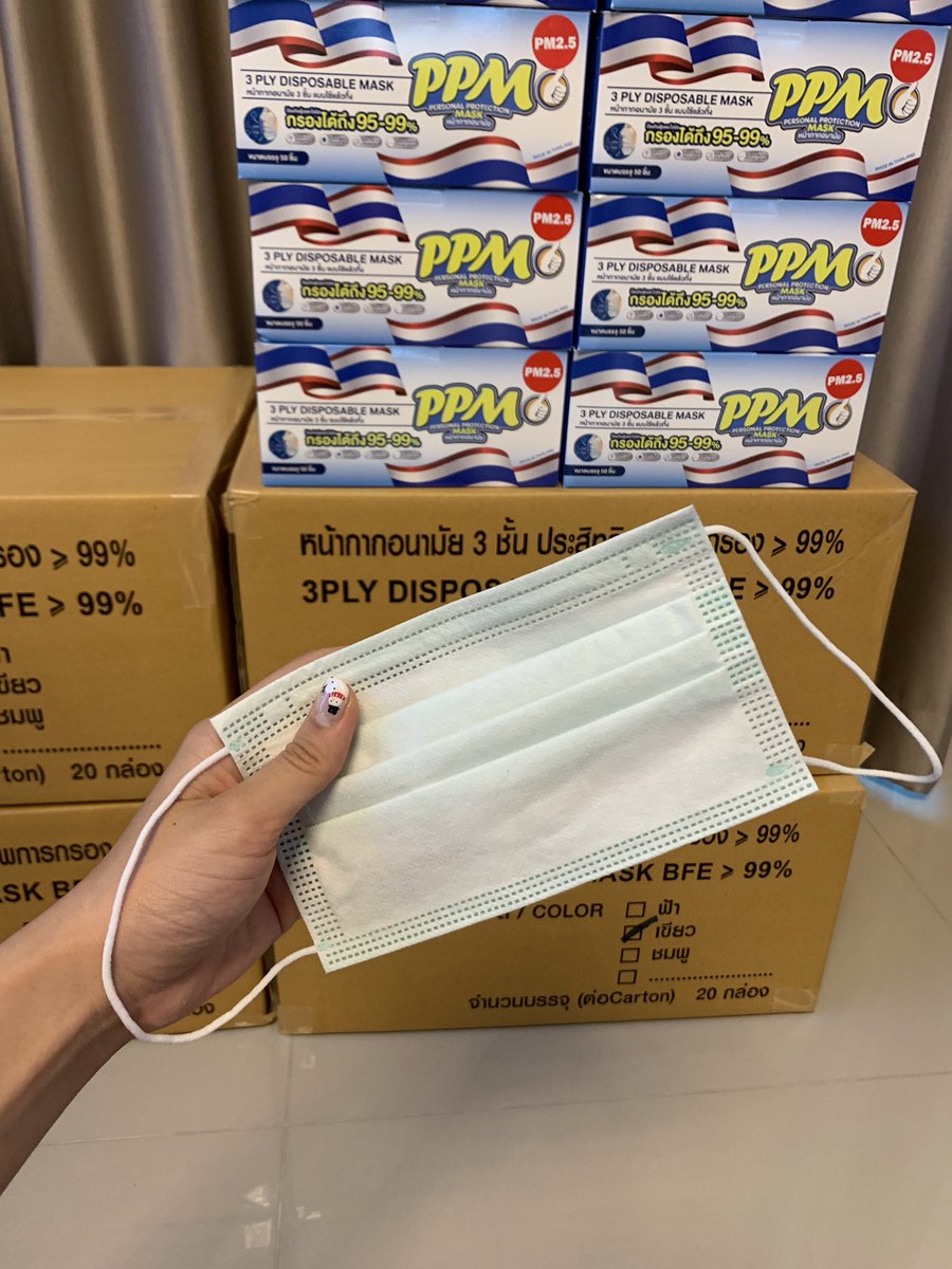 Book2handbyjoy's tweet photo. หน้ากากอนามัยของไทย พร้อมส่ง
100฿ ไม่รวมส่ง สนใจแอดไลน์ @jvc2485v หรือ dm ได้เลย
#หน้ากากอนามัย #หน้ากากอนามัยราคาถูก #ขายหน้ากาก #แมสพร้อมส่ง #แมสราคาถูก #แมส #แมสสีเขียว #โควิด19 #โควิดเชียงใหม่ #ขายหน้ากากอนามัย #ลดราคา  #พร้อมส่ง #ขายถูก #COVID #โควิดสมุทรสาคร #โควิดเชียงใหม่ https://t.co/NanDS447UB