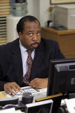 stanley hudson:- he literally couldn't care less- says he's a larrie so phyllis can shut up but he low key thinks they're cute- stays in his lane but lives for the drama- he really doesn't care he just wants to do his crosswords and get out at 5