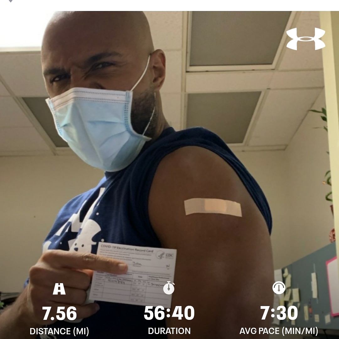 johntaylorshow's tweet photo. #Runstreak day 631.... Still feeling strong. #LetsGo #mydayinla #Covid_19 we fight back!!! #trainlikevegeta #humanthunderstorm https://t.co/4ExqyozChU