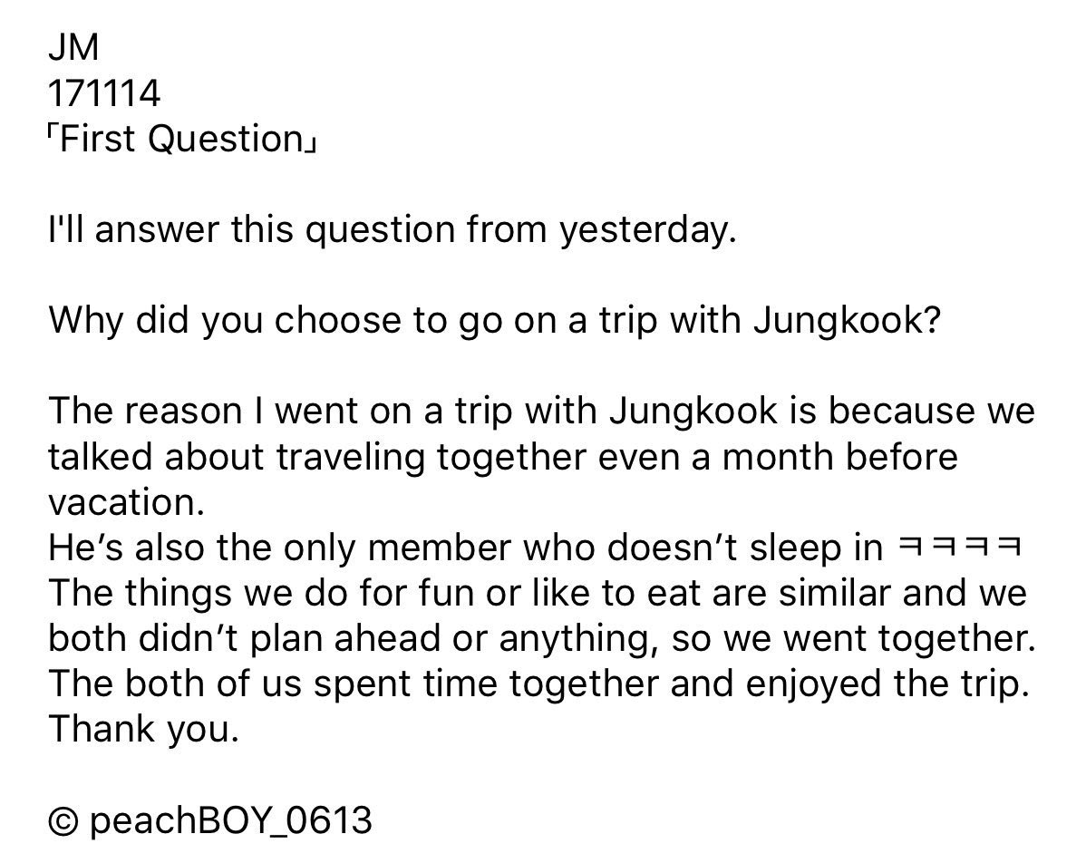 first, tokyo. while JM said he would like to visit jpn w/ TH, this specific trip was planned by JK who gifted it to JM for his bday. we know this b/c of the “it isn’t over” tweet and through one of JM’s fancafe posts. notably, it wasn’t supposed to a VMK trip, as many say.