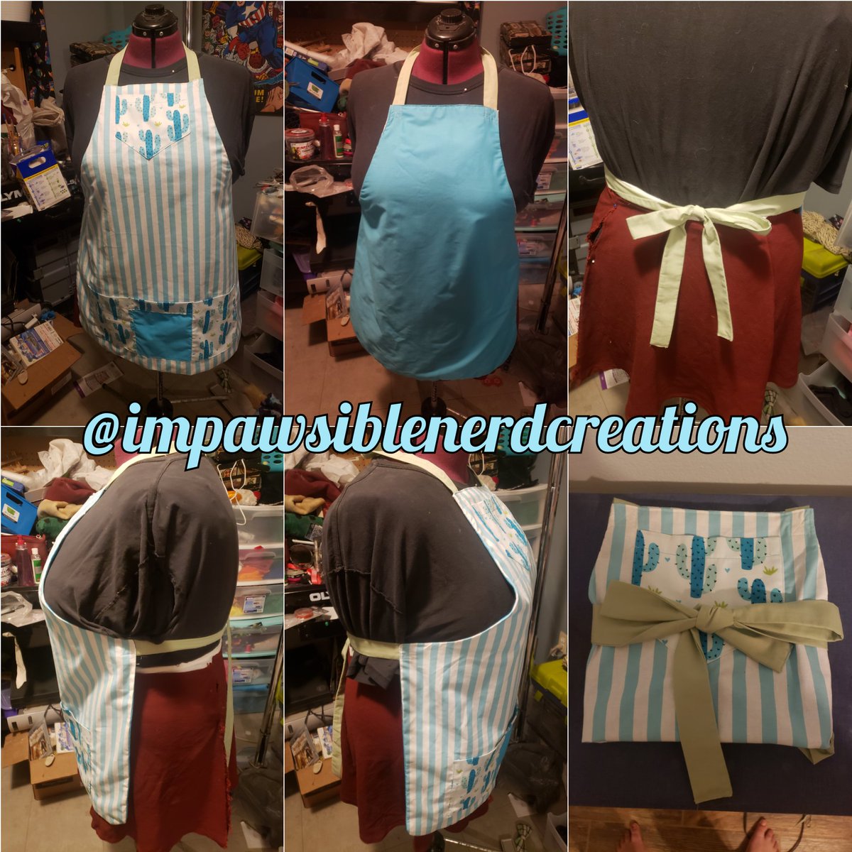 ImpawsNCreation's tweet photo. A better look at one of my Custom aprons! This one got shipped out the day I finished it! Customs are $35+ dollars and premades for $25 unless it's a specialty apron. 
More goodies to come!
#smallbusiness #handmade #artist #supportsmallbusiness #crafter #blm #etsy 
#apron https://t.co/7c7WasuWbO