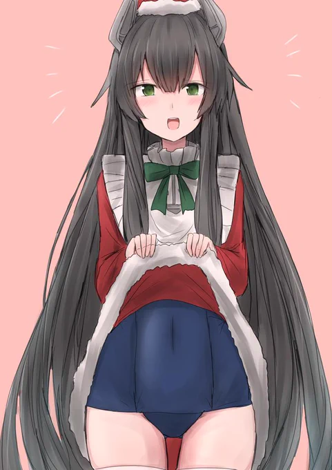 クリスマスヨナちゃんの下のスク水がささる 