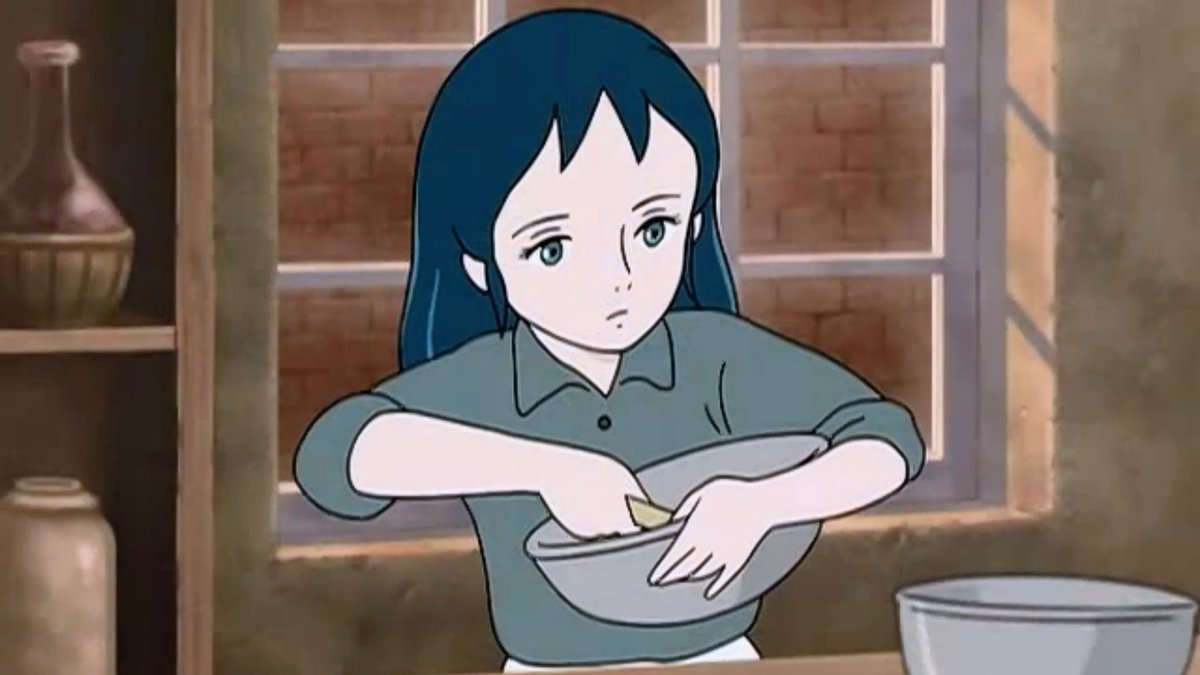 N D No Twitter セーラ クルーって料理も得意なのですね とても美味しそうなチキンです 小公女セーラ 世界名作劇場