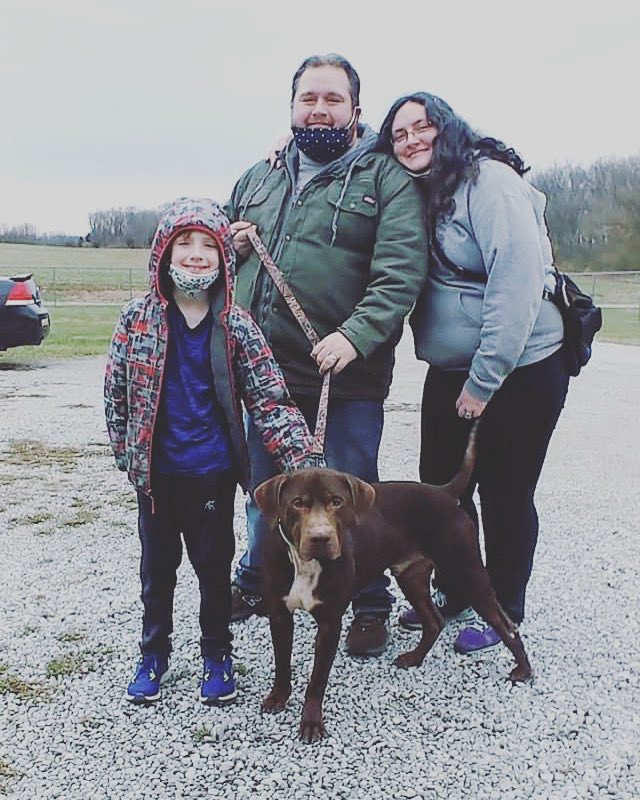SarahRMiles's tweet photo. We got a dog! His given name is Hero, but he will now be Hero Crosby Miles...Crosby for short! #YesIt’sAfterMyFavoritePacker ❤️ @crosbykicks2 https://t.co/QM4XAmXxuH