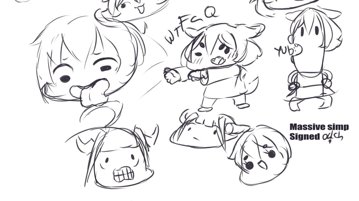 Korone shocked by Ahoge licker, Haachama. 
