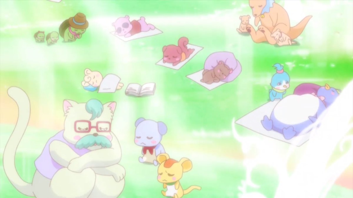 プリキュ ヒーリングガーデンのヒーリングアニマル達の回復しつつある姿を見ることができるとは ビョーゲンズの侵攻と戦い抜いた方々 ライオン型とトラ型が主要戦士格でしょうが 何とも頼もしいですね 動物園でライオンとトラどっちが強いか言い合っていた