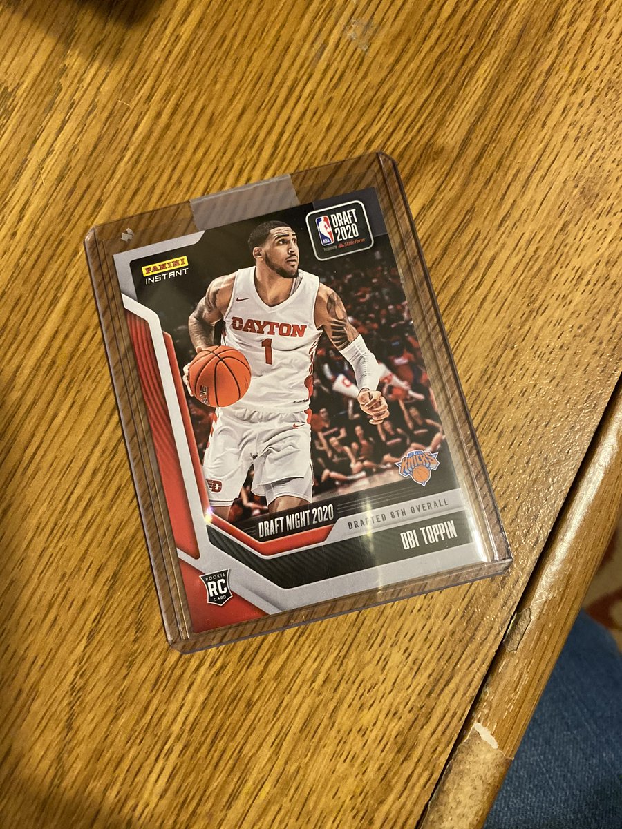 ColleenKarl's tweet photo. Does this mean I got the first ever Obi card? 1 of 1019?!? Seems fitting since we’ve been @obitoppin1  fans from day 1!!! So excited about this card! https://t.co/roKl6LeGL8