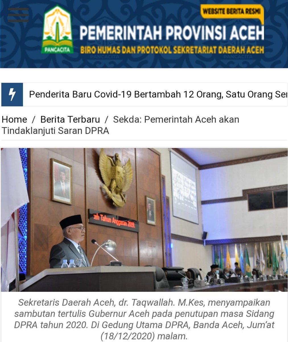 humasaceh's tweet image. Sekda: Pemerintah Aceh akan Tindaklanjuti Saran DPRA

Lanjutan :
humas.acehprov.go.id/sekda-pemerint… #AcehHebat #SekdaAceh #DPRA #TindakLanjutiSaranDPRA