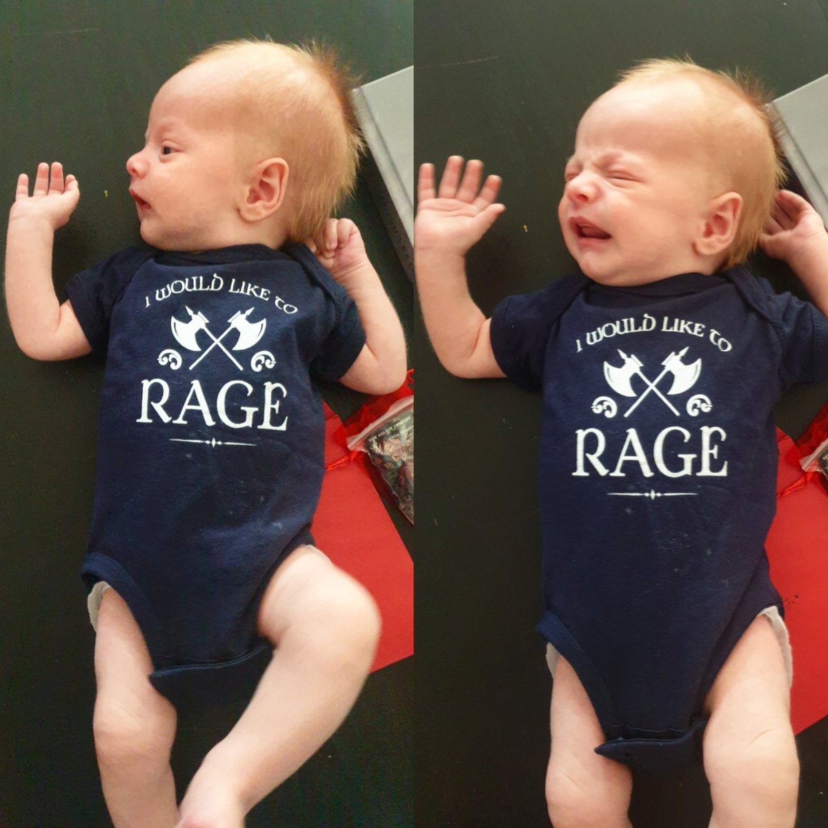 Veronica_n_levi's tweet photo. Ronan would like to rage!

#iwouldliketorage #grogstrongjaw #barbarian #DnD #criticalrole https://t.co/y5A0WPEFGt