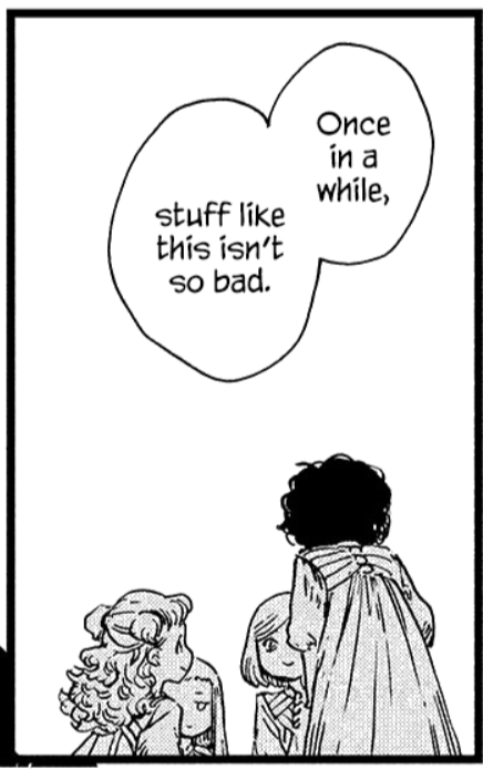wha spoilers

genuinely love how if agathe appears she HAS to be gay. gay. gay little witch 