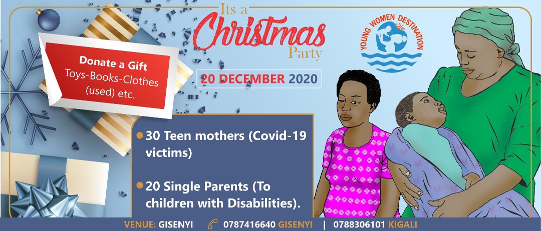 Umunsi ni none 20/12/2020 gahunda ya "BIBA IBYISHIMO 2020" turemere imiryango ifite abana bafite ubumuga ndetse n'abangavu 30 bahuye n'ihohoterwa muri COVID-19 . <a href="/Imbuto/">Imbuto Foundation</a> <a href="/JollyMutesi/">Jolly Mutesi. #TeamPK</a> @GirlEffectRwa <a href="/uphls/">UPHLS</a> <a href="/YoungWomenDest1/">Young Women Destination</a> <a href="/adepe_rwanda/">ADEPE Rwanda</a>