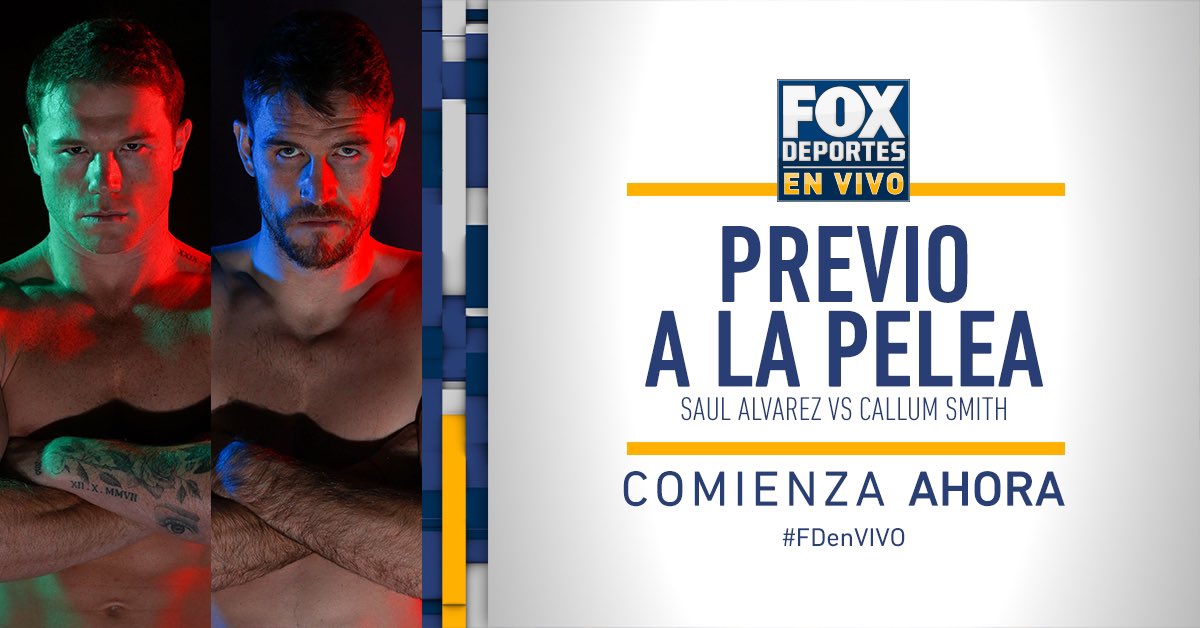 Adriana_Sports's tweet photo. We’ll be having a pre &amp; post show for #CaneloCallum live on @FOXDeportes from “1440” FOX Studios #TuneIn 🥊 https://t.co/at1ODVLnOI