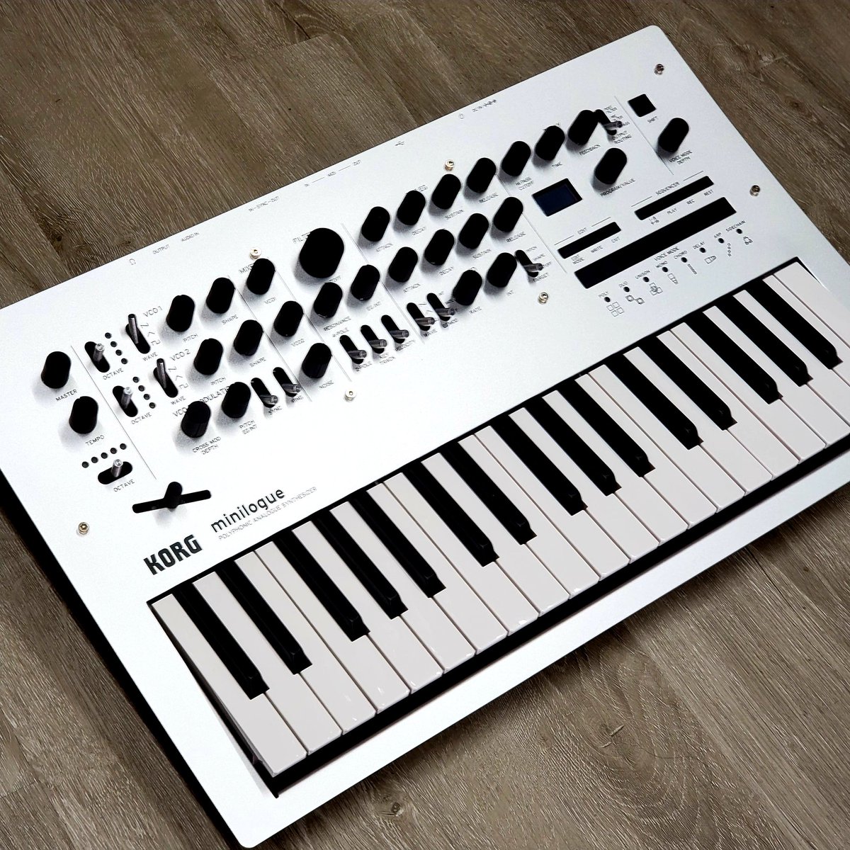 MusicGeorgetown's tweet image. Grab a new Korg Minilogue analog synthesizer for that music lover in your life or maybe yourself. Award winning features and hi-end tech coupled with an amazing tactile feel makes this one of Korg's best sellers. $499.99. #korgusa #korg #georgetown_music #georgetownmusic #synths