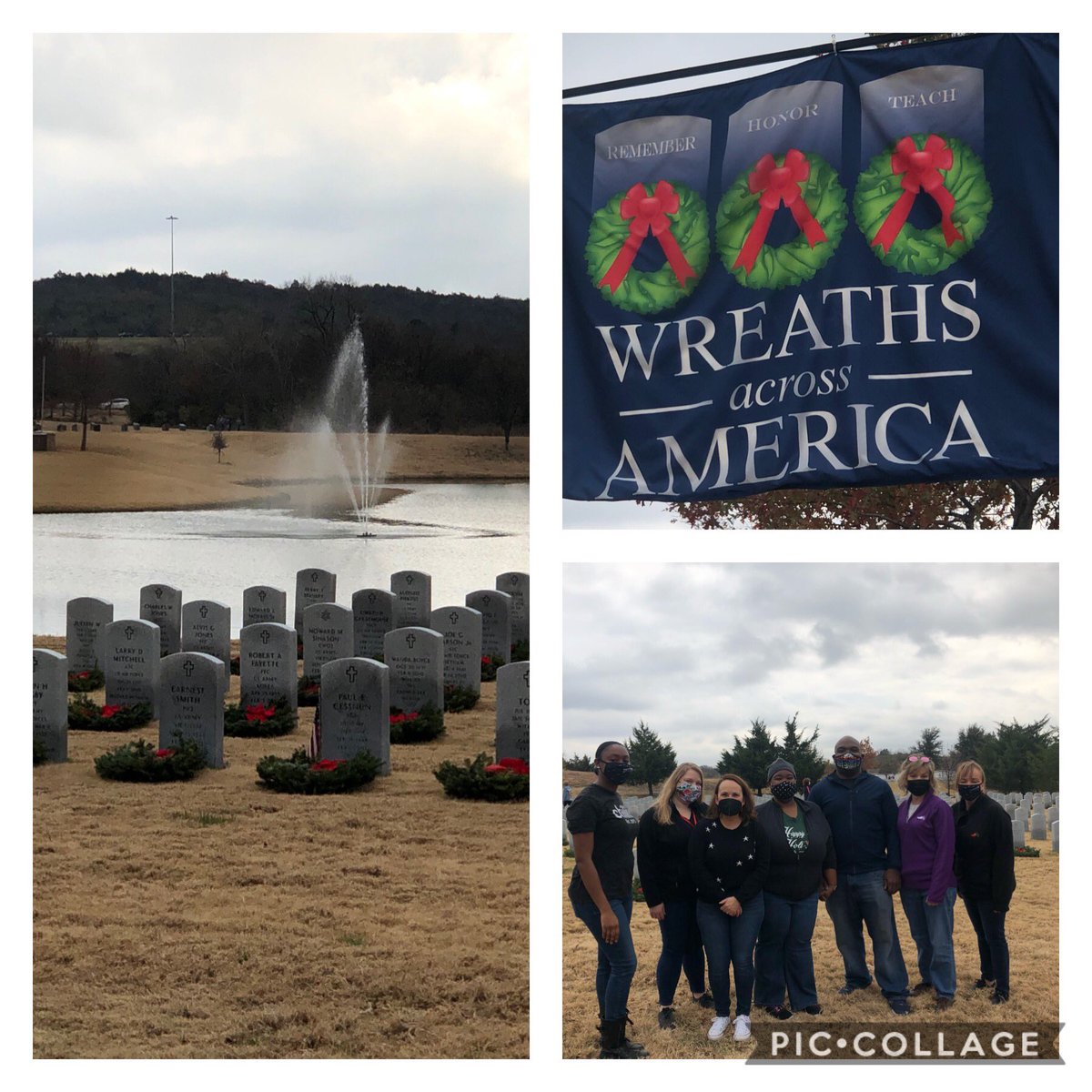 A holiday remembrance of those who served <a href="/WreathsAcross/">Wreaths Across America</a> at Dallas National Cemetery #chilislove <a href="/Julia_Shockley/">Julia Shockley</a> @OlenWhite1