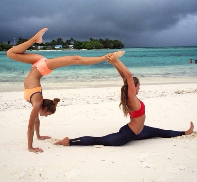 Yoga Poses for Two on X