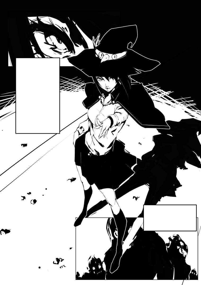 trying out comic compositions with ema  ?

inspired by @666KArt 