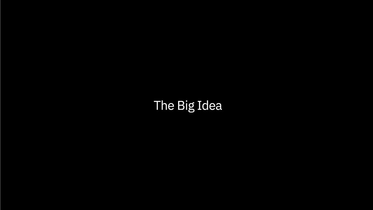 BONUS Rule Number Six"The Big Idea"